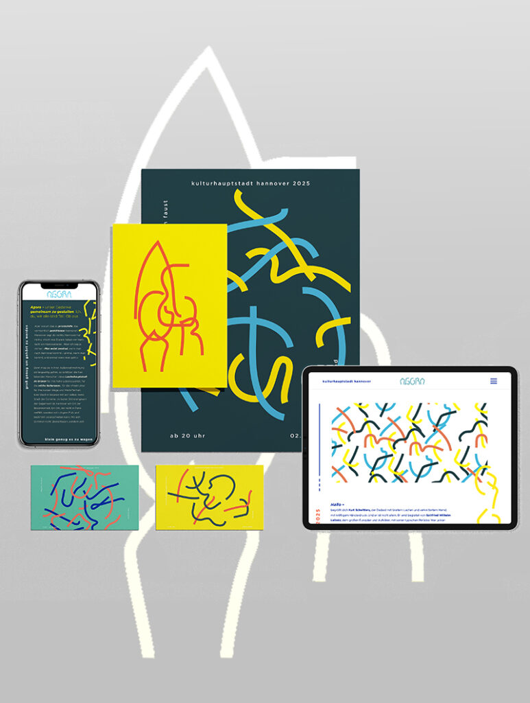 Crossmediale Kampagnen Entwurf für die Kulturhauptstadt Hannover