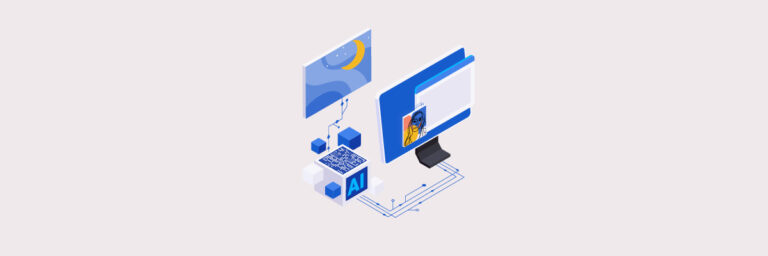 Illustration Bildbearbeitung mit KI