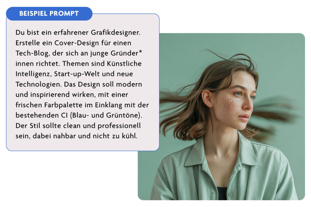 Prompt Beispiel für Bildgenerierung mit Infos zum Kontext
